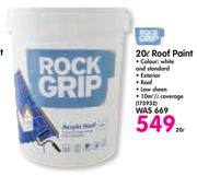 Rock Grip 20L Roof Paint