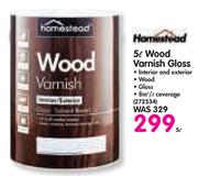 Homestead Wood Varnish Gloss-5L