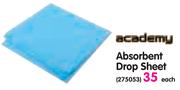 Academy Absorbent Drop Sheet-Each