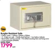Yale Burglar Resistant Safe