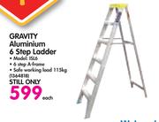 Gravity Aluminium 6-Step Ladder ISL6