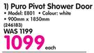Puro Pivot Shower Door E801