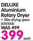 Deluxe 50cm Aluminium Rotary Dryer-Each