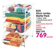 Elfa 45cm Jumbo Starter Pack