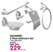 Wildberry 5-Piece Bathroom Set