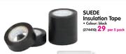 Suede Insulation Black Tape-Per 5 Pack