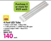 4 Foot LED Tube-Each