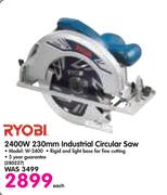 Ryobi 2400W 230mm Industrial Circular Saw W-2400