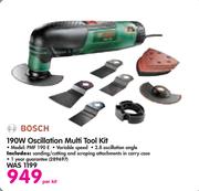 Bosch 190W Oscillation Multi Tool Kit PMF 190 E-Per Kit