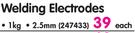 Welding Electrodes 2.5mm-1kg
