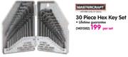Mastercraft 30 Piece Hex Key Set-Per Set