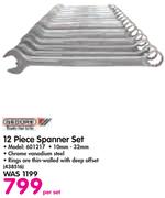 Gedore 12 Piece Spanner Set 601217-Per Set