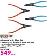 Gedore 4 Piece Circlip Plier Set 6701030-Per Set