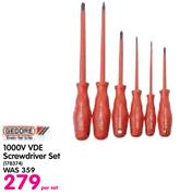 Gedore 1000V VDE Screwdriver Set-Per Set