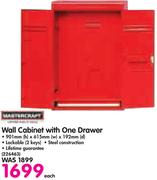 Mastercraft Wall Cabinet With One Drawer-Each