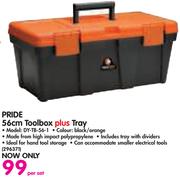 Pride 56Cm Toolbox+ Tray DY-TB-56-1-Per Set