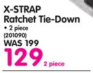 X-Strap 2 Piece Ratchet Tie-Down