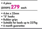 X-Strap 4 Piece Ratchet Tie-Down