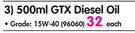 Castrol 500ml GTX Diesel Oil Grade:15W-40-Each