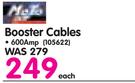 Moto 600Amp Booster Cables-Each