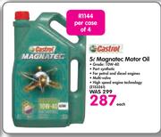 0Castrol 5Ltr Magnatec Motor Oil-Each