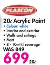 Plascon 20Ltr Acrylic Paint