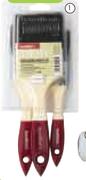 Hamiltons 3 Piece Paint Brush Set-Per Set