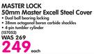 0Master Lock 50mm Master Excell Steel Cover