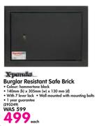 Xpanda Burglar Resistant Safe Brick