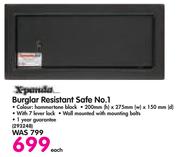 Xpanda Burglar Resistant Safe No.1