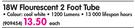 Osram 18W Flourescent 2Foot Tube-Each