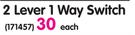 CBI 2 Lever 1 Way Switch-Each