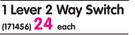 CBI 1 Lever 2 Way Switch-Each
