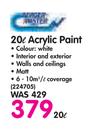 Berger Master 20ltr Acrylic Paint