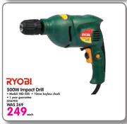 Ryobi 500W Impact Drill HID-500-Each