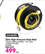 Stanley 20m High Pressure Hose Reel-Each