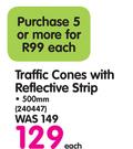 Traffic Cones With Reflective Strip-500mm