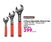 Mastercraft 3-Piece Adjustable Wrench Set FSD-1053-Per Set