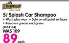 Shield 5ltr Splash Car Shampoo-Each