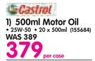 Castrol 500ml Motor Oil 25W-50
