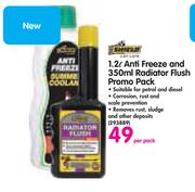 Shiled 1.2ltr Anti Freeze And 350ml Radiator Flush Promo Pack-Per Pack