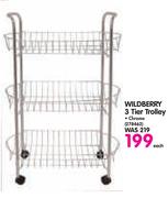 Wildberry 3 Tier Trolley