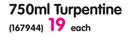 Powafix 750ml Turpentine