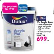 Dulux 20Ltr Acrylic Paint