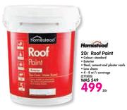 Homestead 20Ltr Roof Paint