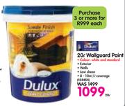 Dulux 20Ltr Wallguard Paint