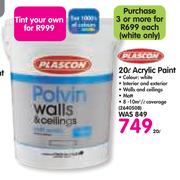Plascon 20Ltr Acrylic Paint