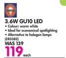 Osram 3.6W GU10 LED