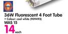 Osram 36W Fluorescent 4 Foot Tube-Each