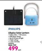 Philips Lifeplus Solar Lantern-Each